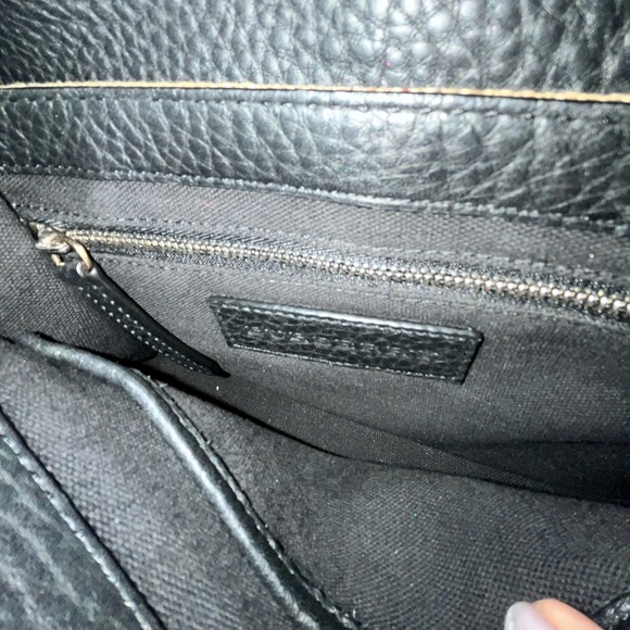 Burberry Gowan Leather and Canvas Crossbody Bag - Picture 8 of 8